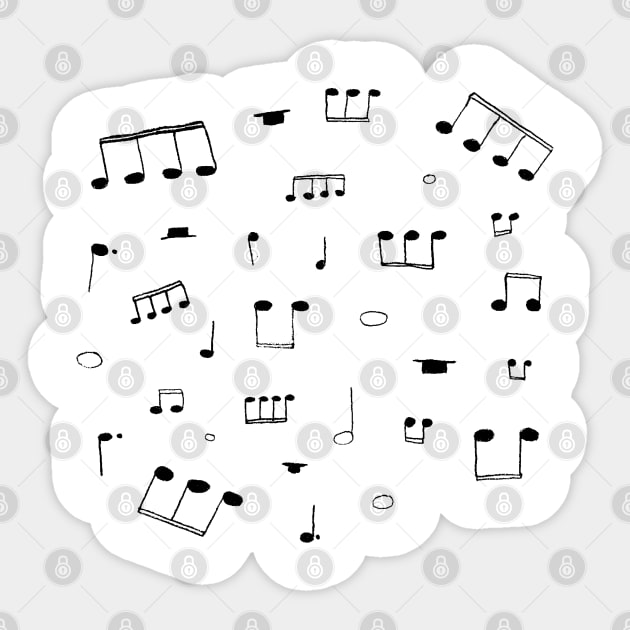 Music Notes Sticker by WildSloths